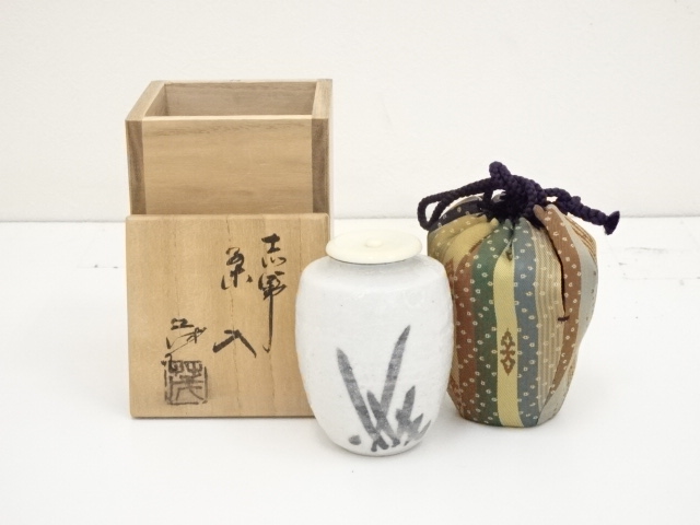 道具 ] - 道具 山口茂造 志野茶入（共箱）□z | ネットショップ圭